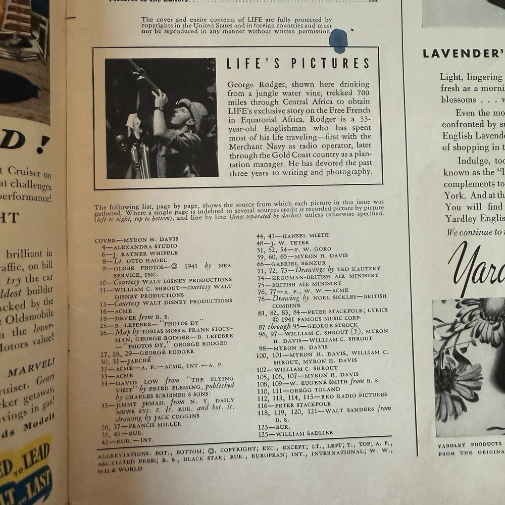 LIFE Magazine May 26 1941 WWII Battle of Britain Balkans Hitler‎ Army Nurse